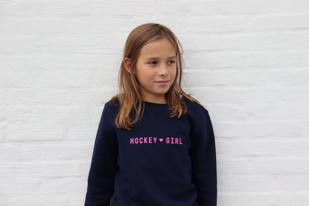 Sweater Hockey Girl - Navy