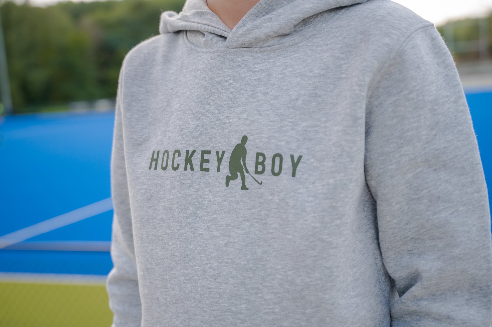 Hoodie Hockey Boy - Grey