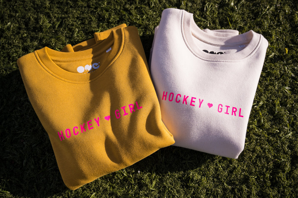 Sweater Hockey Girl - Ochre