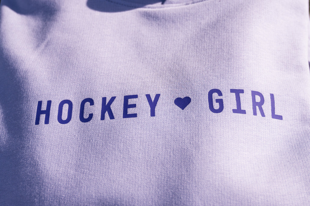 Hoodie Hockey Girl - Lilac (LAST ITEM IN STOCK)