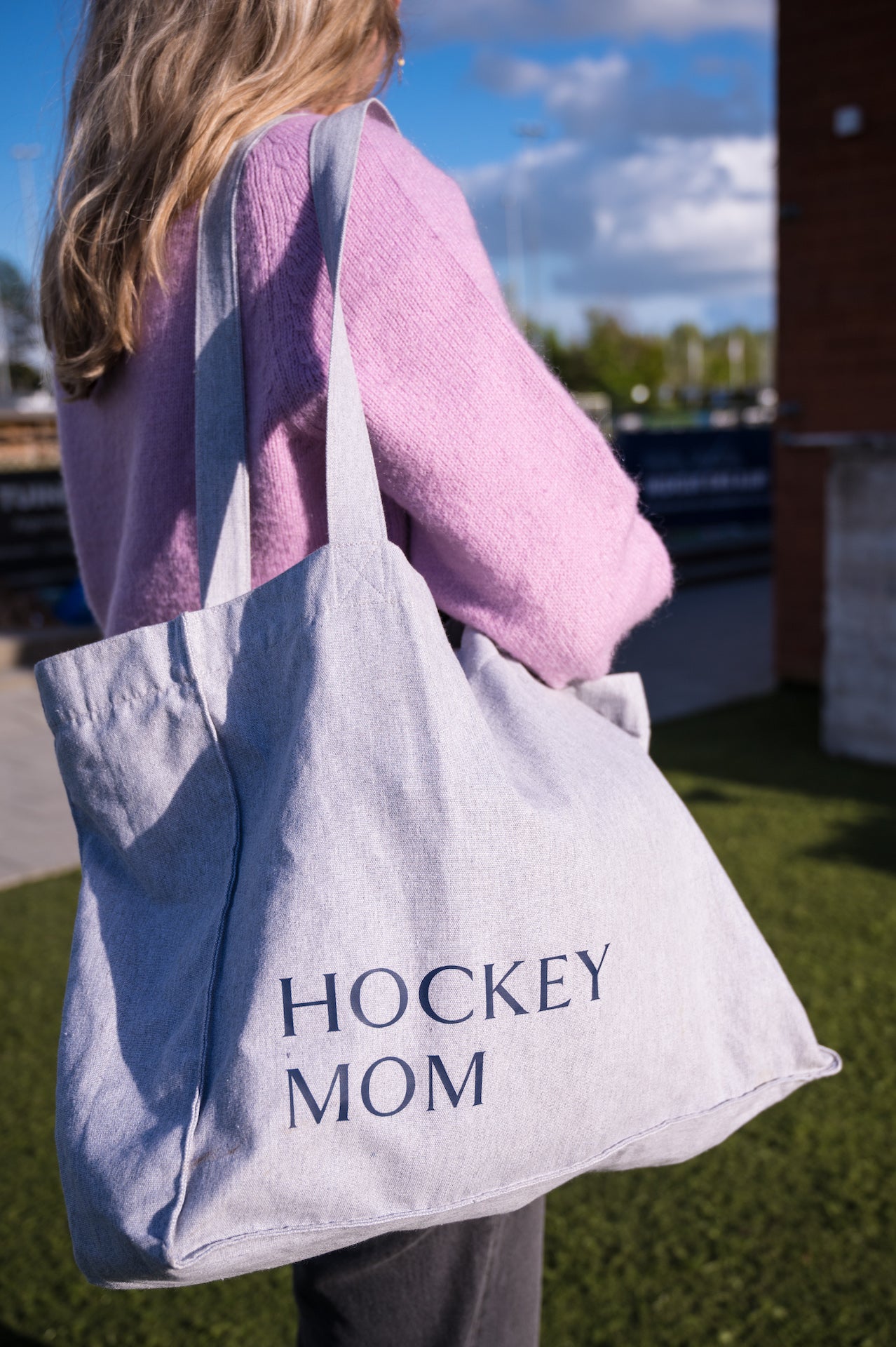 Hockey Mom Bag - Grey