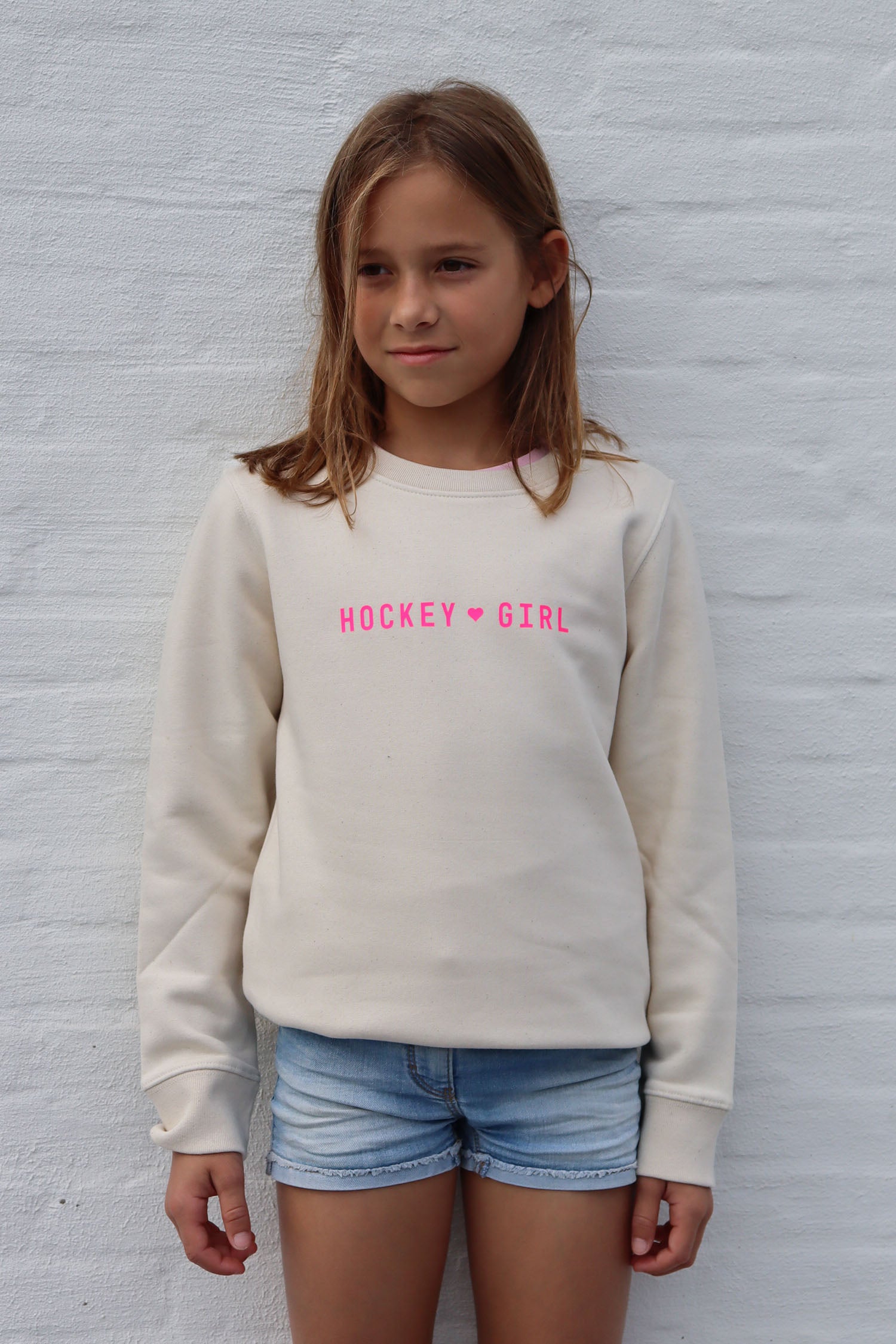 Sweater Hockey Girl - Ivory